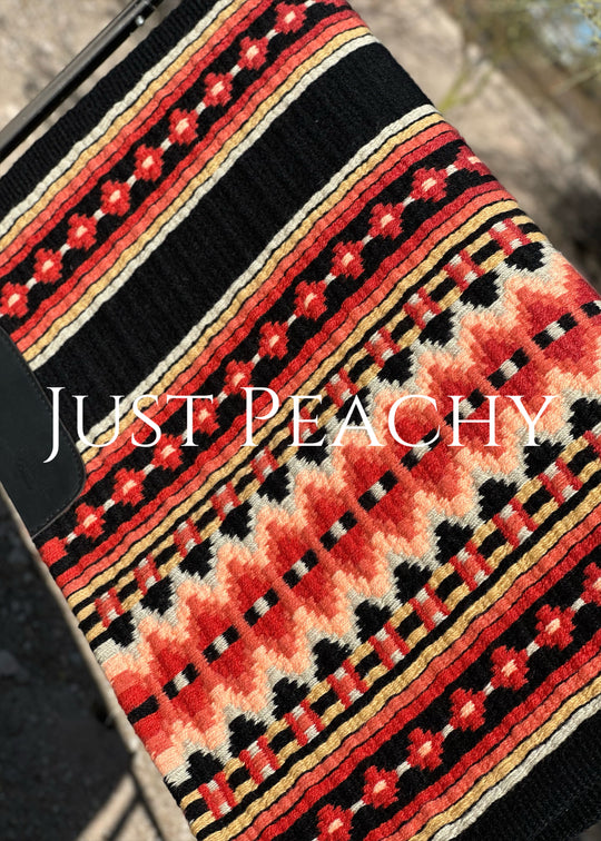 Just Peachy Western Show Blanket ~ The 2.0 Kaycee #009