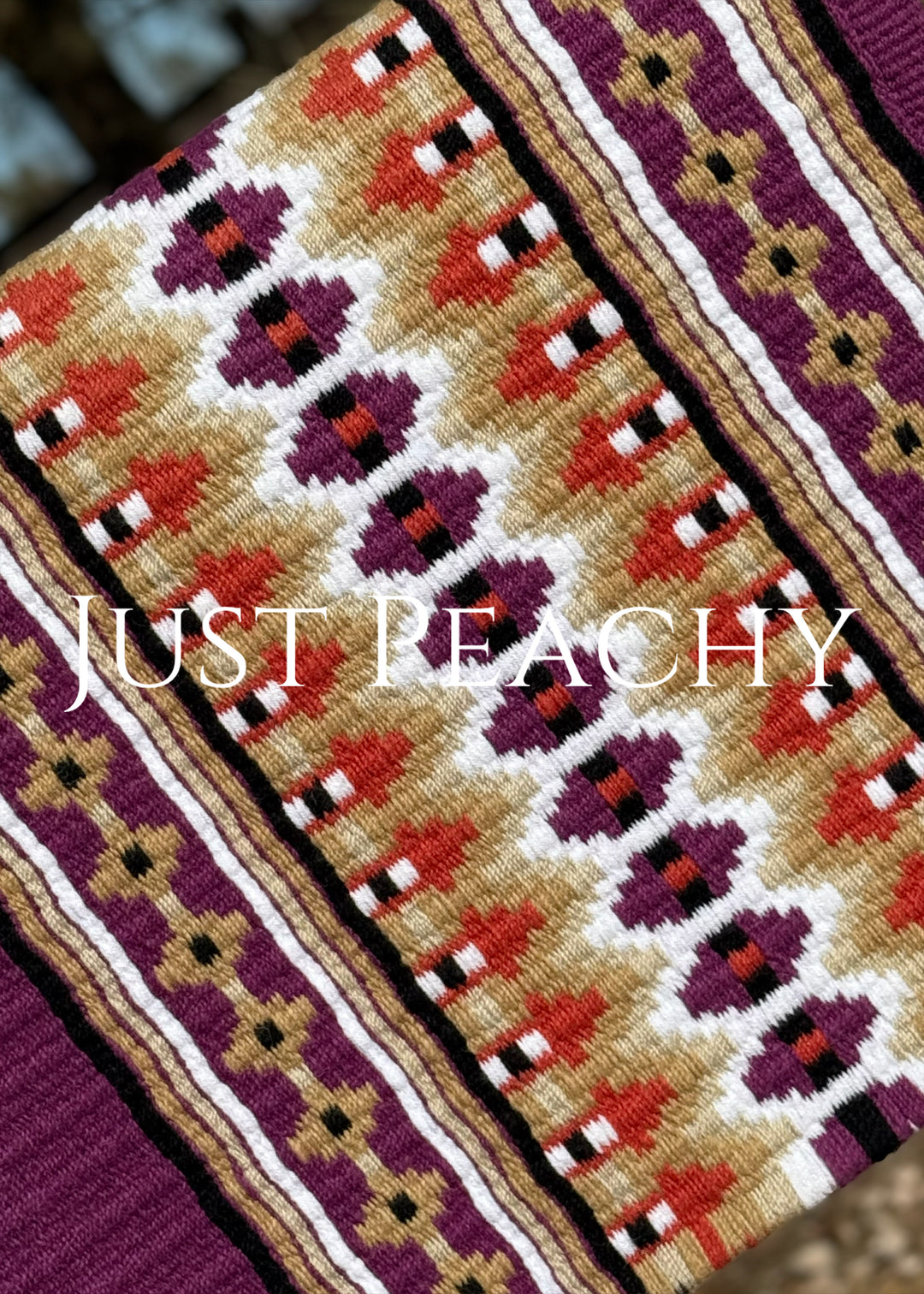 Just Peachy Western Show Blanket ~ The 2.0 Kaycee #004