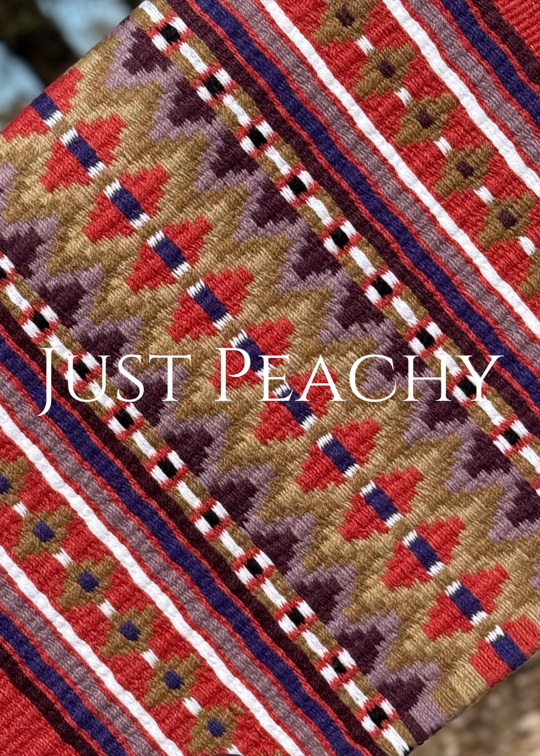 Just Peachy Western Show Blanket ~ The 2.0 Kaycee #0022