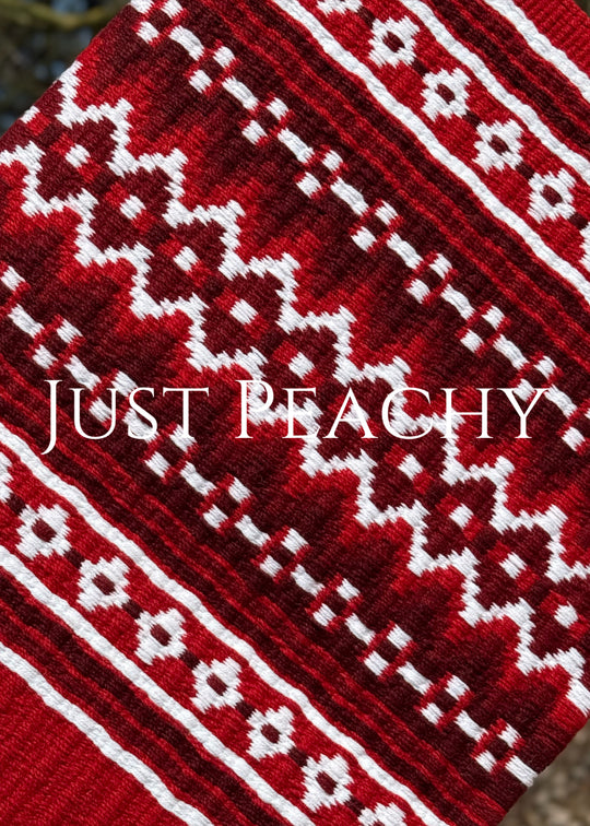 Just Peachy Western Show Blanket ~ The 2.0 Kaycee #0031-1