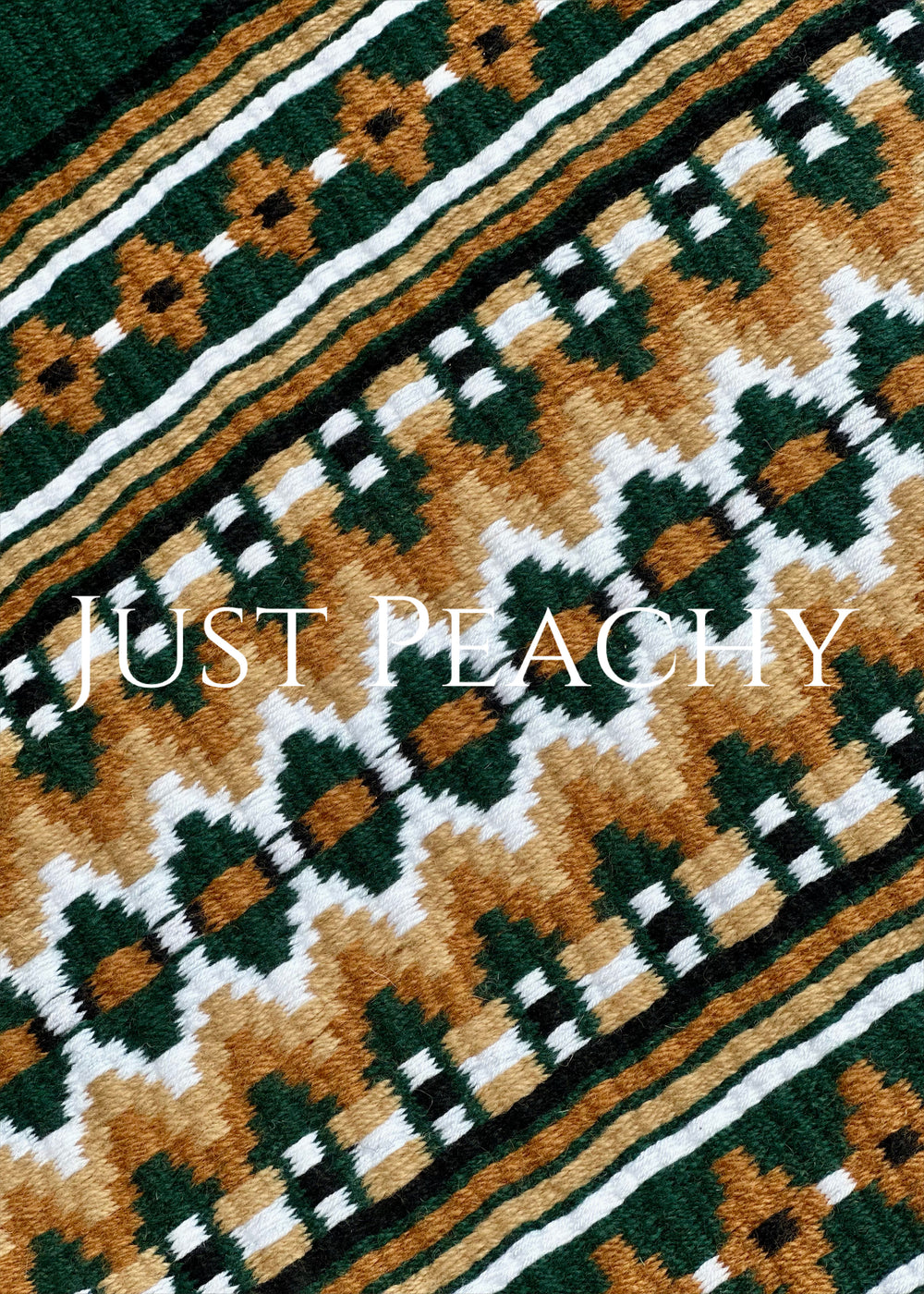 Just Peachy Premier Western Show Blanket ~ The 2.0 Kaycee #0029