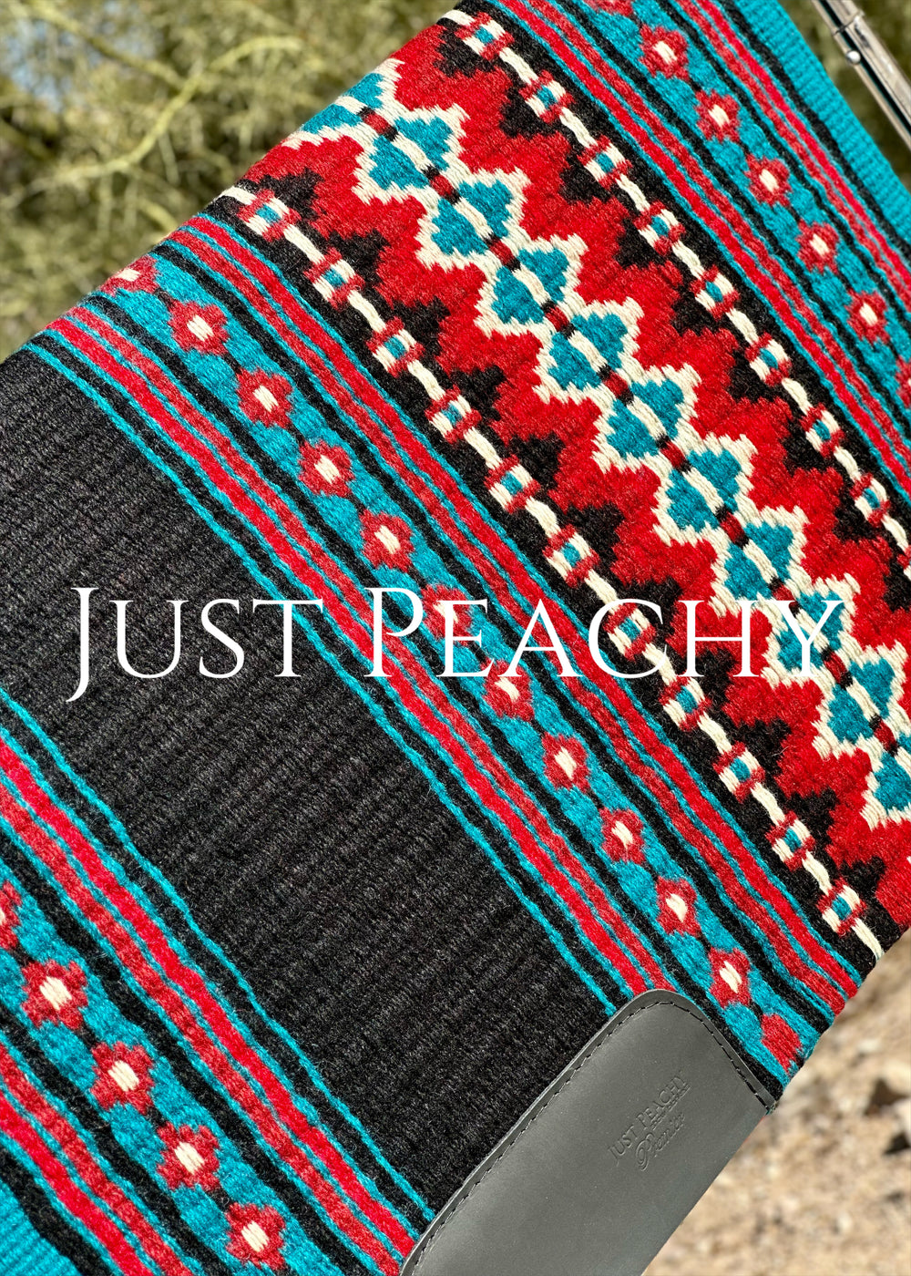 Just Peachy Western Show Blanket ~ The 2.0 Kaycee #0048