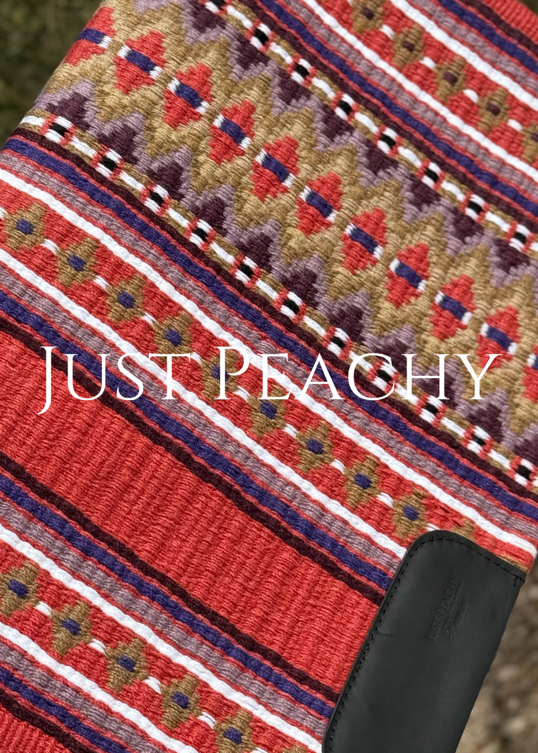 Just Peachy Western Show Blanket ~ The 2.0 Kaycee #0022