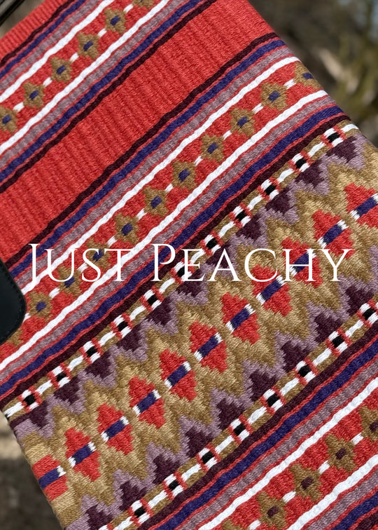 Just Peachy Western Show Blanket ~ The 2.0 Kaycee #0022