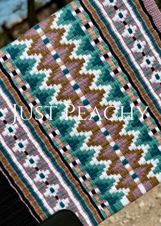 Just Peachy Western Show Blanket ~ The 3.0 Kaycee #0013