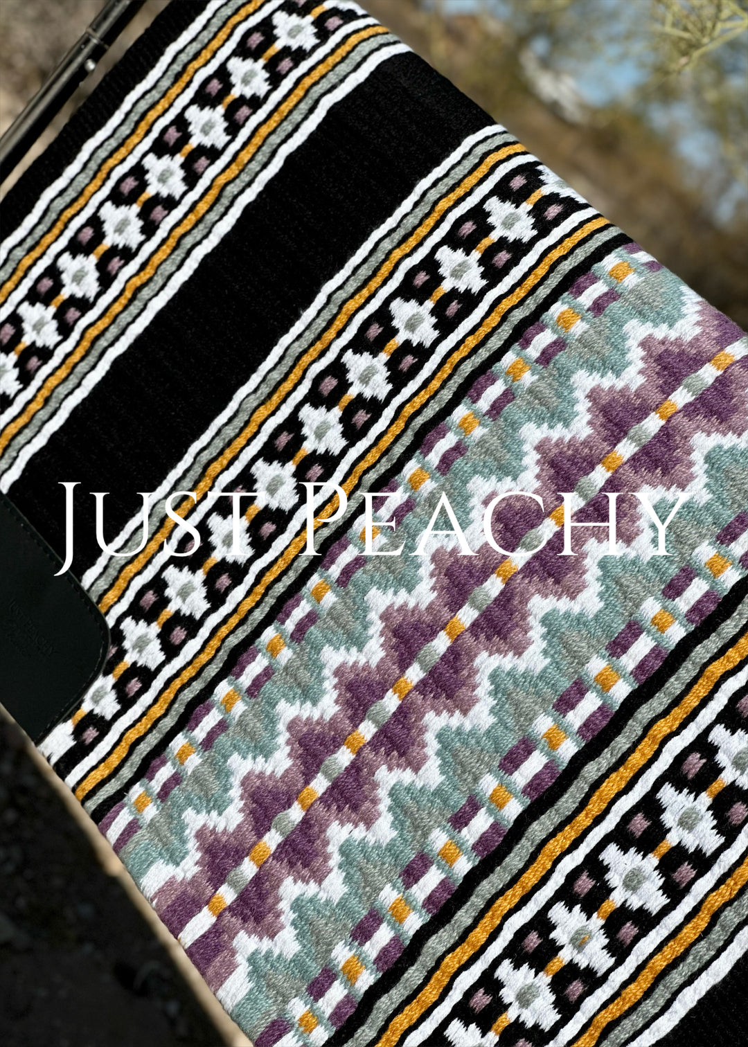 Just Peachy Western Show Blanket ~ The 3.0 Kaycee #0014