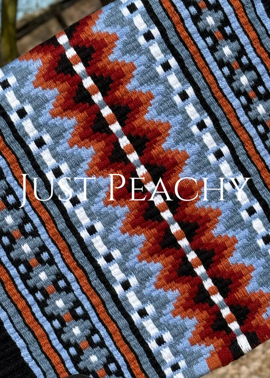 Just Peachy Western Show Blanket ~ The 3.0 Kaycee #0010