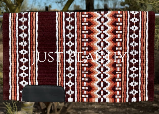 Just Peachy Western Show Blanket ~ The 2.0 Kaycee #0040