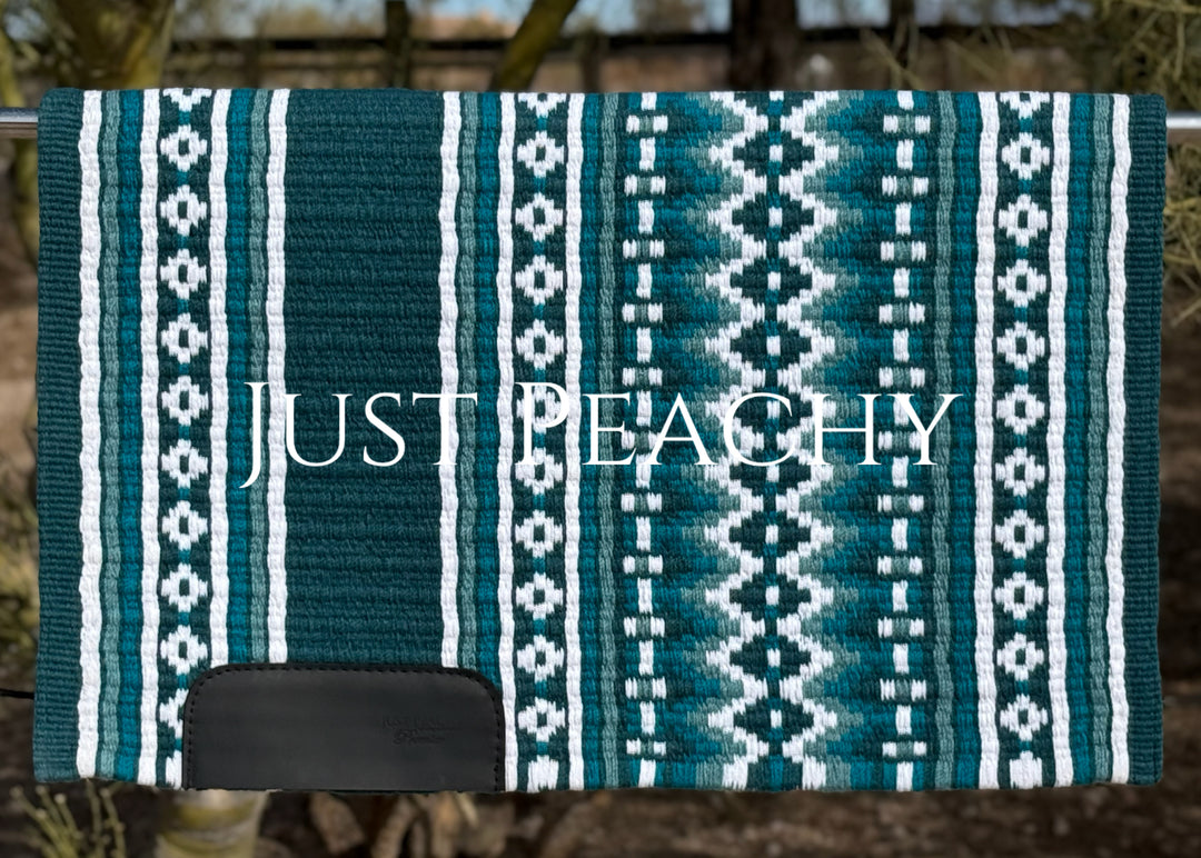 Just Peachy Western Show Blanket ~ The 2.0 Kaycee #0039