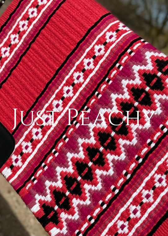 Just Peachy Western Show Blanket ~ The 2.0 Kaycee #006