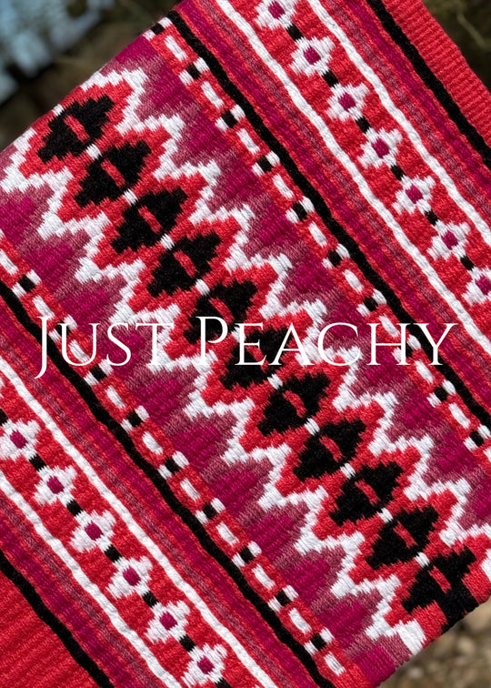 Just Peachy Western Show Blanket ~ The 2.0 Kaycee #006