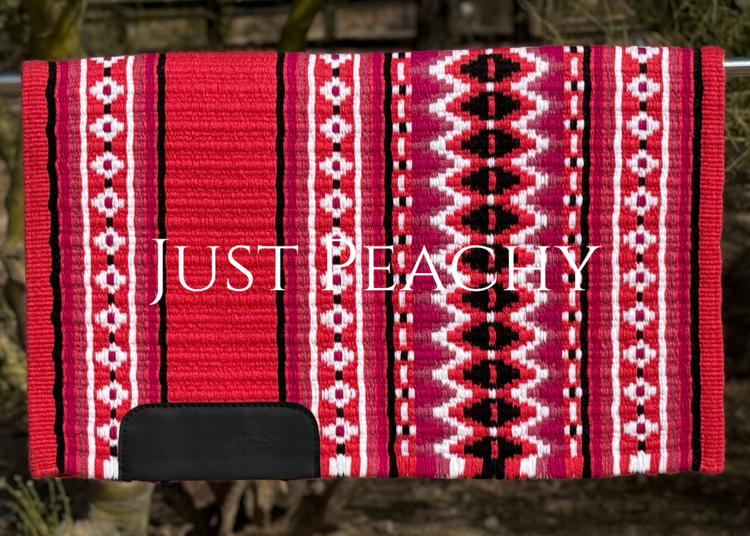 Just Peachy Western Show Blanket ~ The 2.0 Kaycee #006