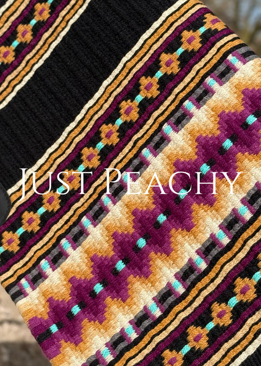 Just Peachy Western Show Blanket ~ The 2.0 Kaycee #937A