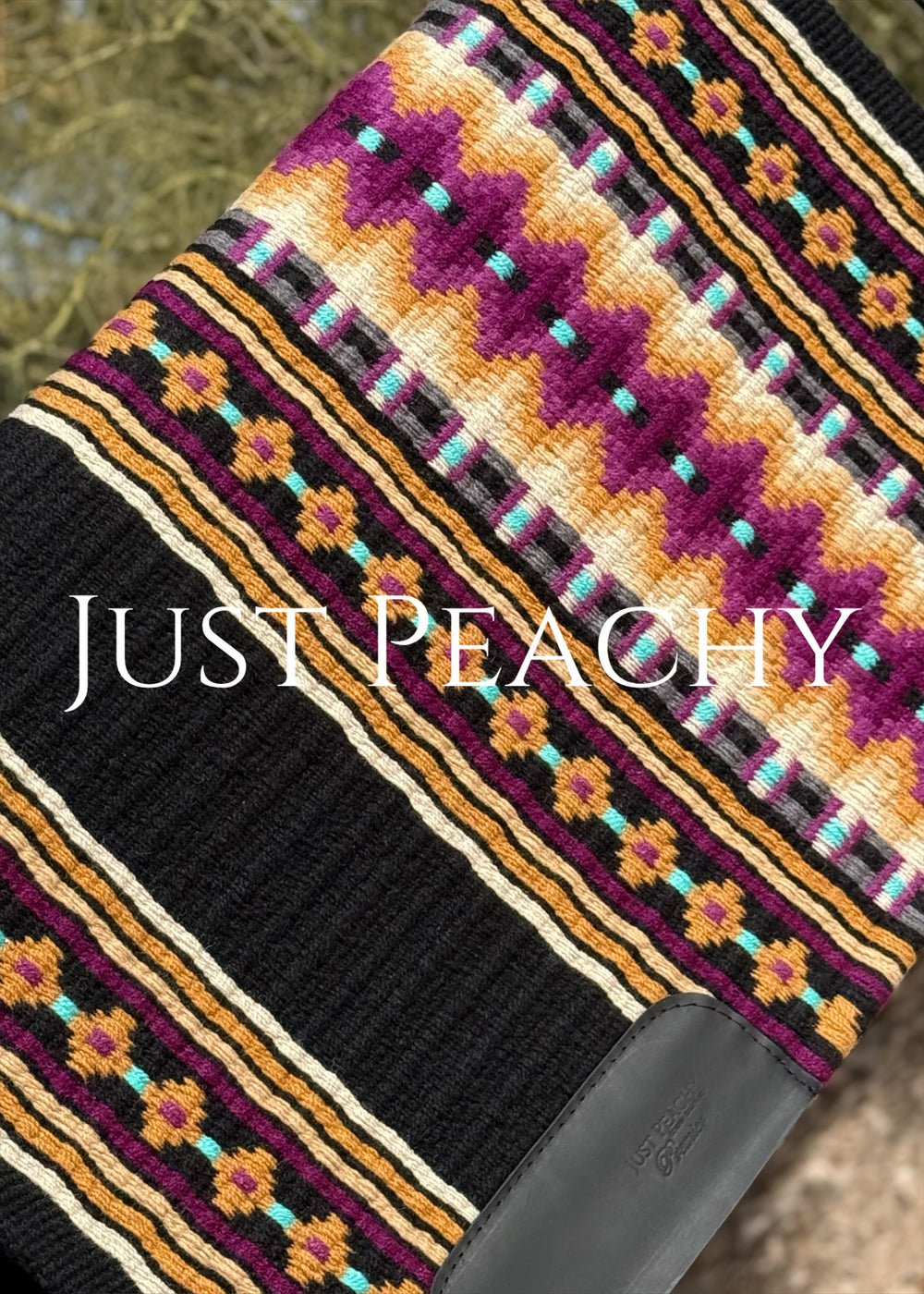 Just Peachy Western Show Blanket ~ The 2.0 Kaycee #937A