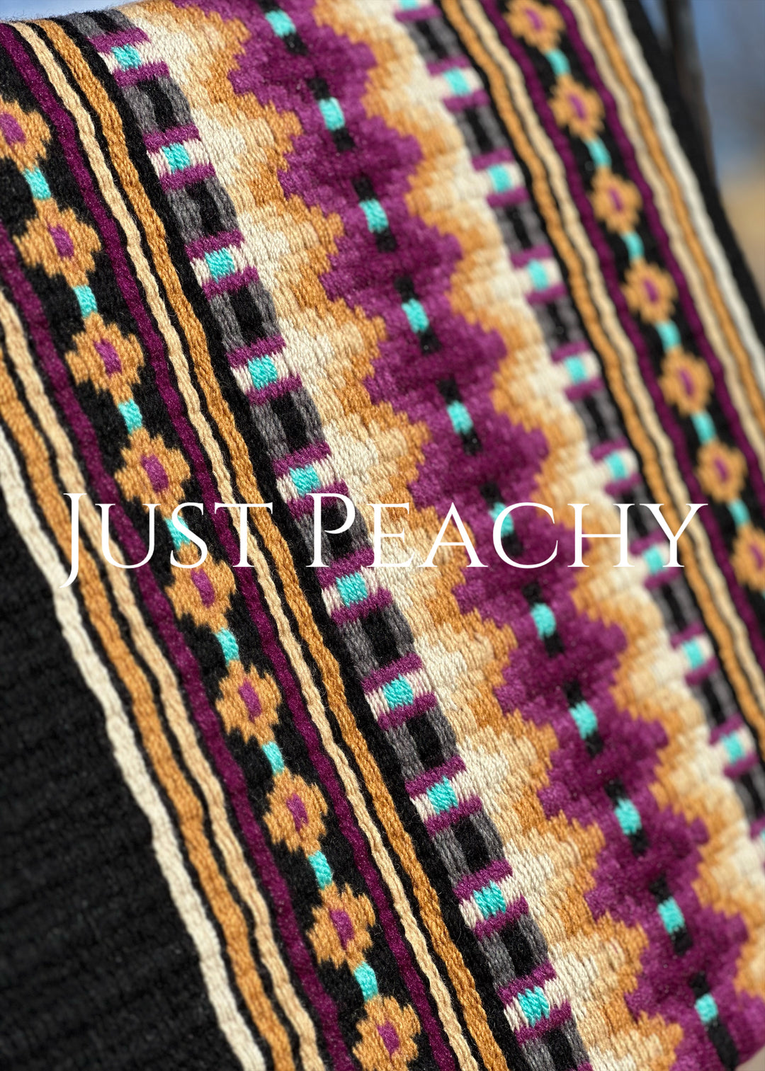 Just Peachy Premier Western Show Blanket ~ The 2.0 Kaycee #937A