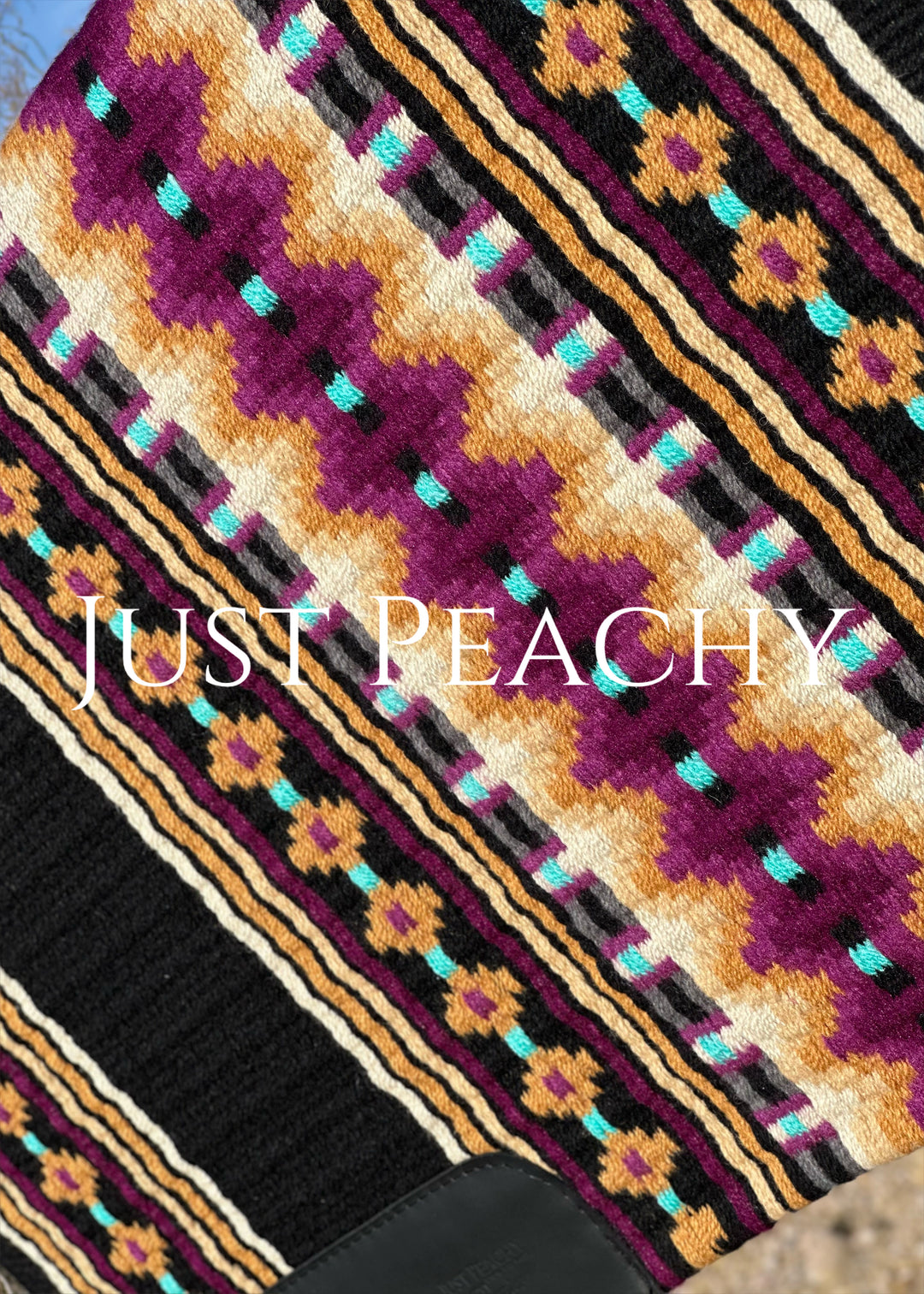 Just Peachy Premier Western Show Blanket ~ The 2.0 Kaycee #937A