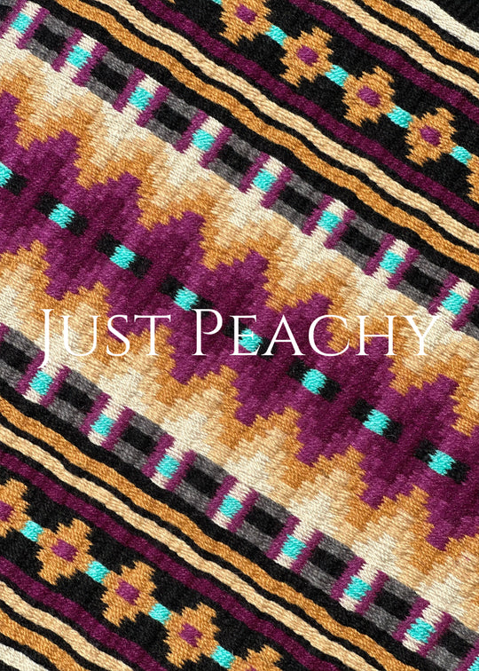 Just Peachy Premier Western Show Blanket ~ The 2.0 Kaycee #937A