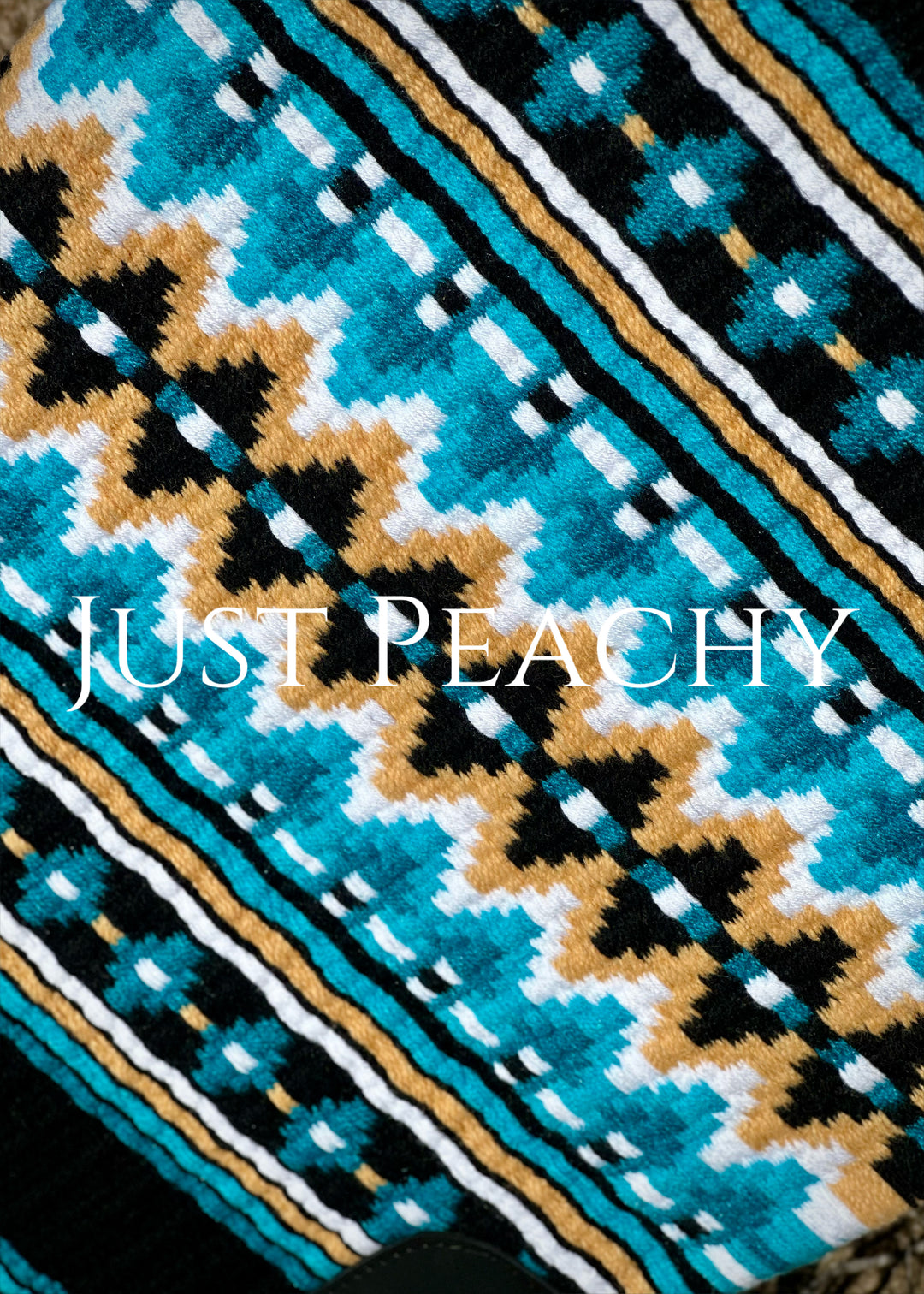 Just Peachy Premier Western Show Blanket ~ The Kaycee 2.0 #0052