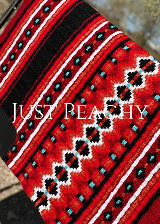 Just Peachy Western Show Blanket ~ The 2.0 Kaycee #0021C