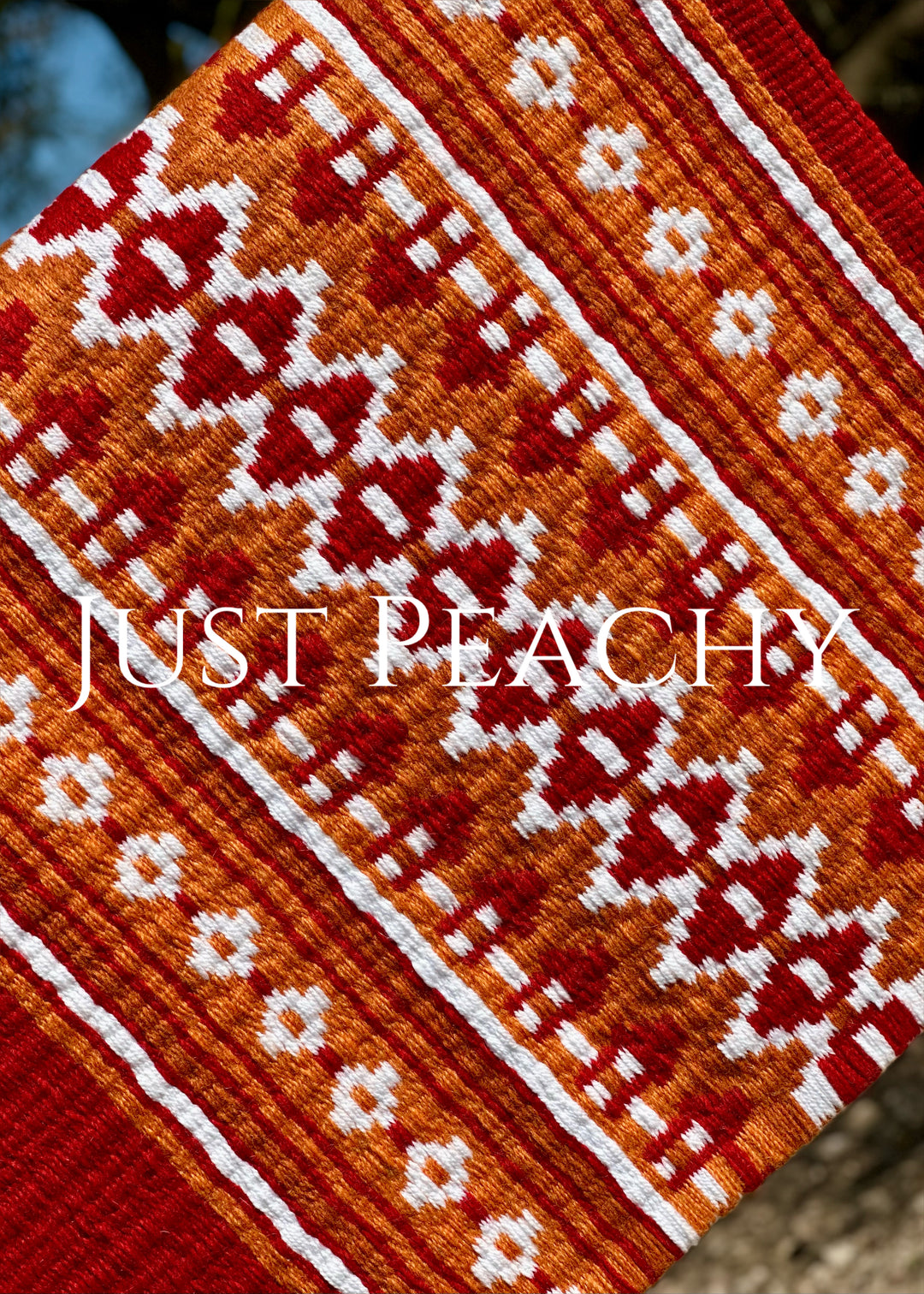 Just Peachy Western Show Blanket ~ The 2.0 Kaycee #0043