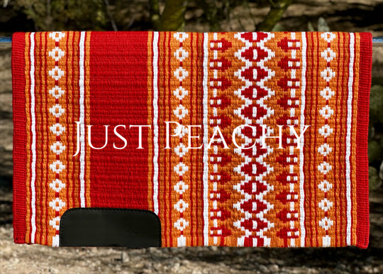 Just Peachy Western Show Blanket ~ The 2.0 Kaycee #0043